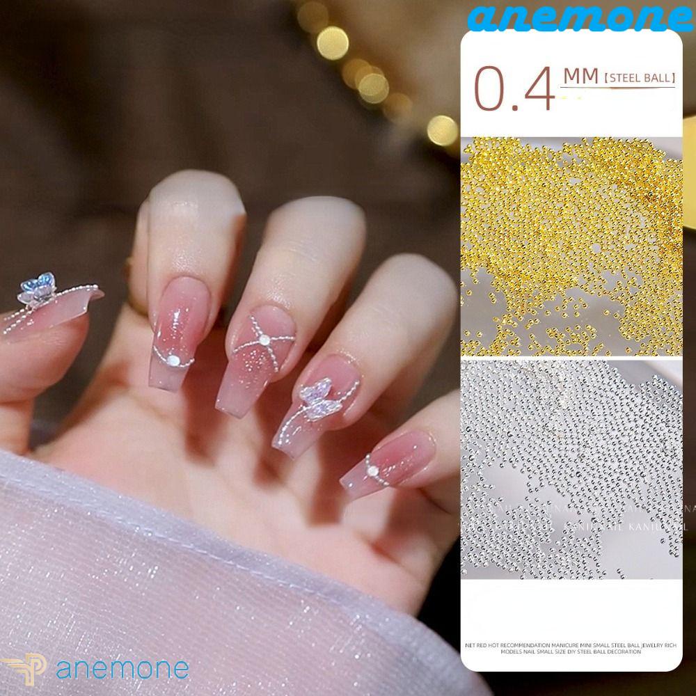 Hộp Hạt Nhựa 3D Trang Trí Móng Tay Nghệ Thuật 1 Chai