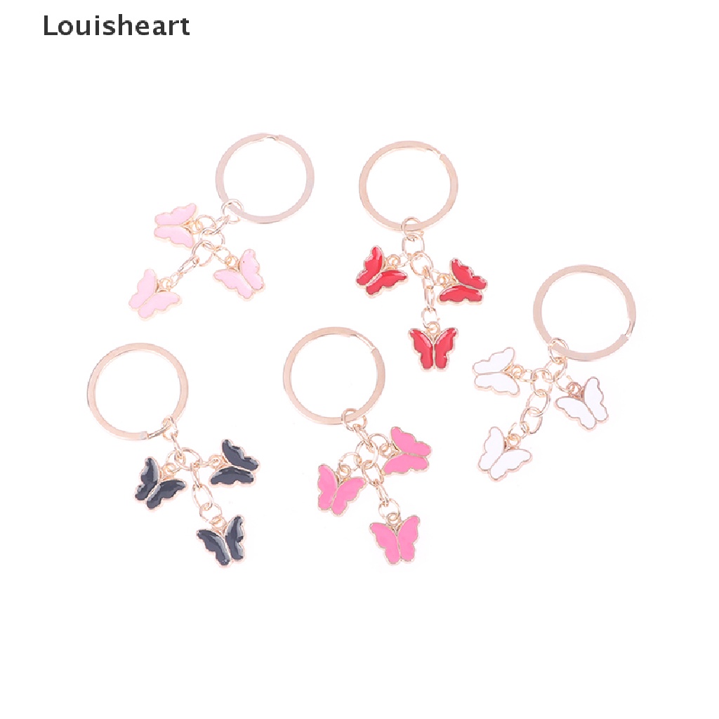1 Móc Khóa Hình Bướm Louisheart TFG Dễ Thương