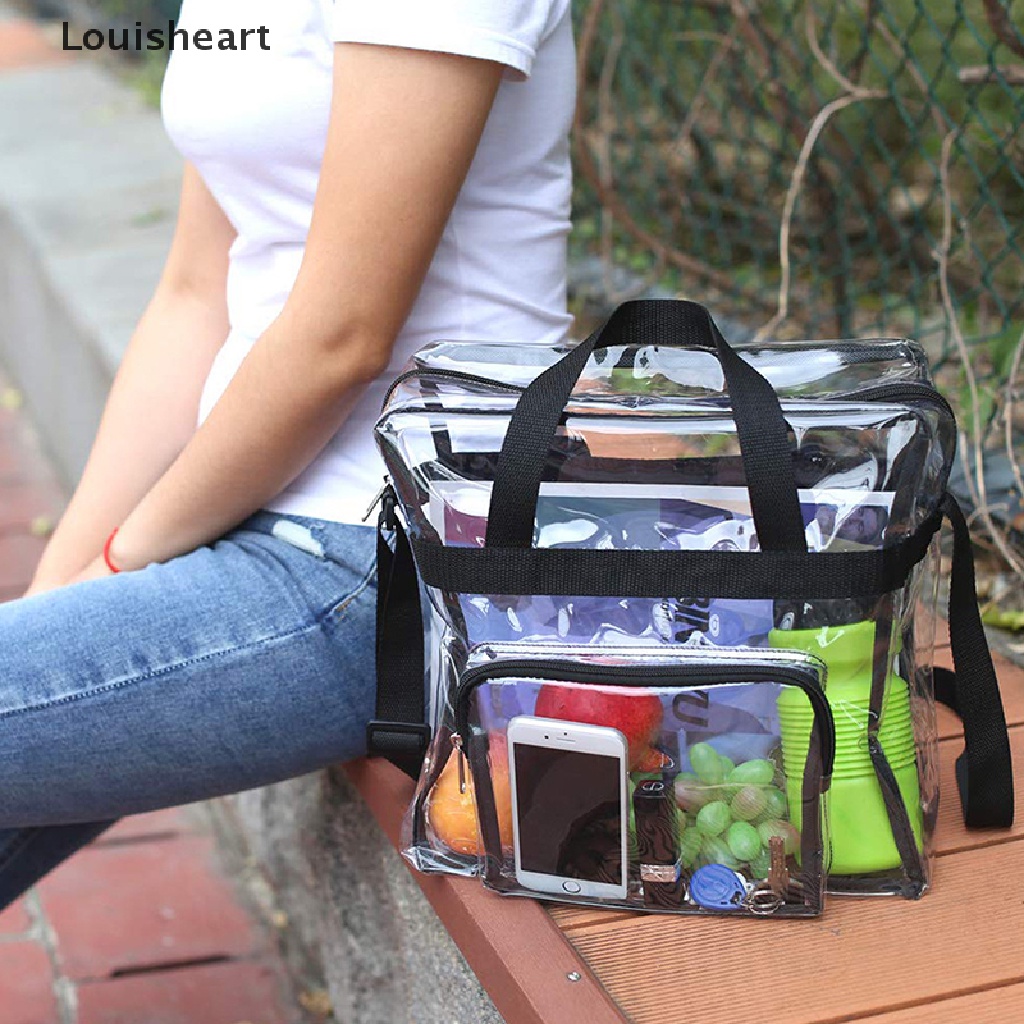 Túi Xách Du Lịch Bằng PVC Trong Suốt Thương Hiệu Louisheart TFG