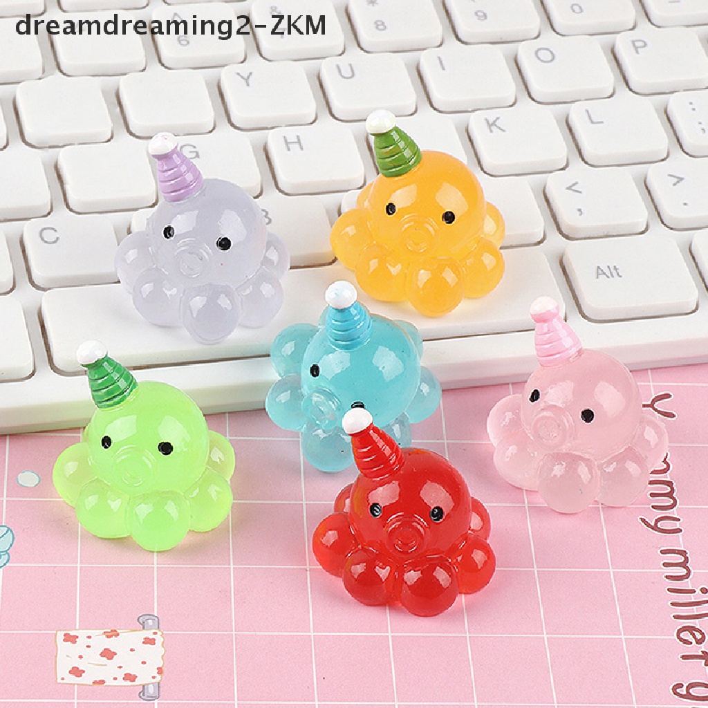 [Dreaming] 1 Tượng Bạch Tuộc Mini Dạ Quang Phát Sáng Trang Trí Tiểu Cảnh [zkm]