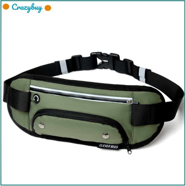 Cr Túi Đeo Hông Thể Thao Đựng Bình Nước / Điện Thoại Đa Năng Tiện Dụng
