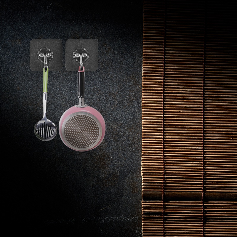 Bộ 10 Móc Treo Đồ Dán Tường Chịu Được Sức Nặng Không Trầy Chống Nước Chống Dầu Cho Nhà Bếp Phòng Tắm Phòng Ngủ Tủ Lạnh