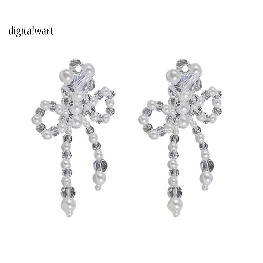 Kỹ Thuật Số| 1 Đôi Bông Tai Hình Hoa Nhỏ Đính Ngọc Trai Nhân Tạo Thời Trang Dành Cho Nữ