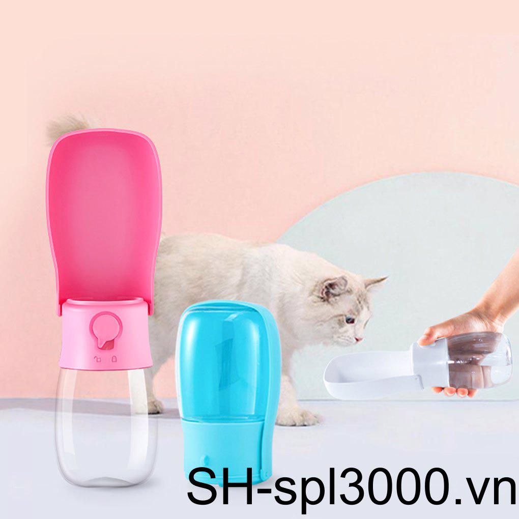 Bình Uống Nước Cho Thú Cưng 2 Trong 1 Tiện Lợi Cho Du Lịch
