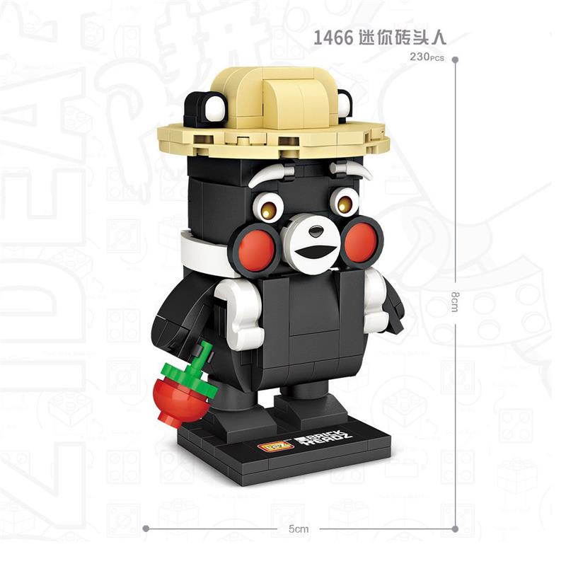 Myloz Đồ chơi trẻ em Lắp Ráp Bằng Nhựa Nhân Vật Hoạt Hình simpson kumamon 1463 Cho Bé