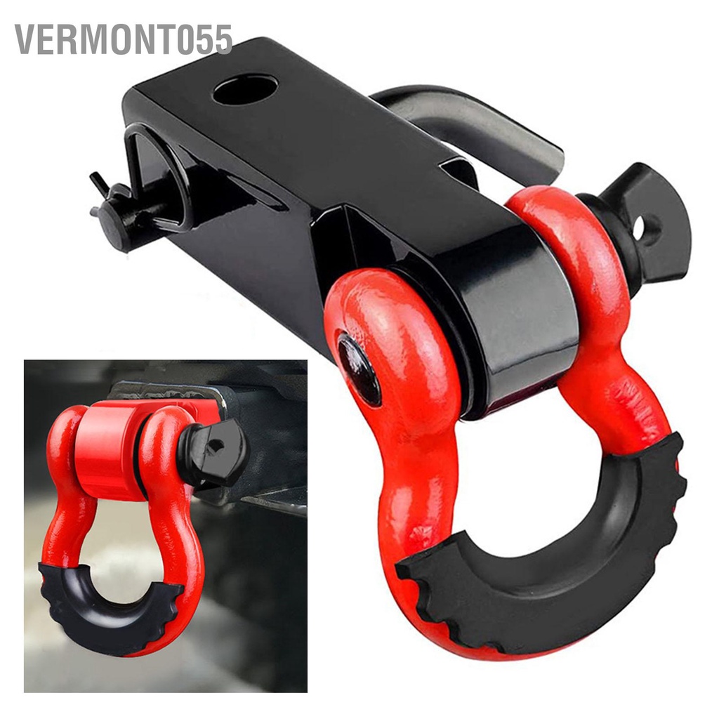 Vermont055 Bộ thu móc khóa bằng thép chắc chắn Cách âm PU cường độ cao Vòng còng vòng D cho Off Road Succor