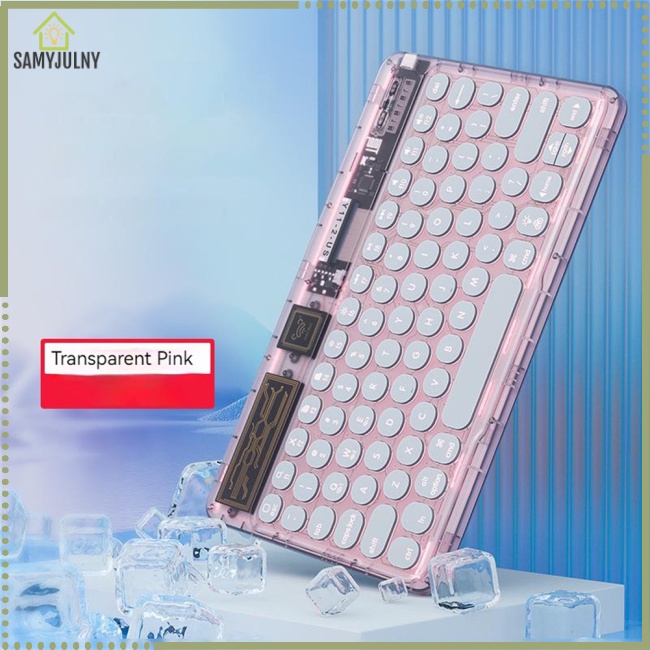 Bàn Phím Bluetooth Không Dây Trong Suốt Trọng Lượng Nhẹ Cho Ipad Notebook Tablet
