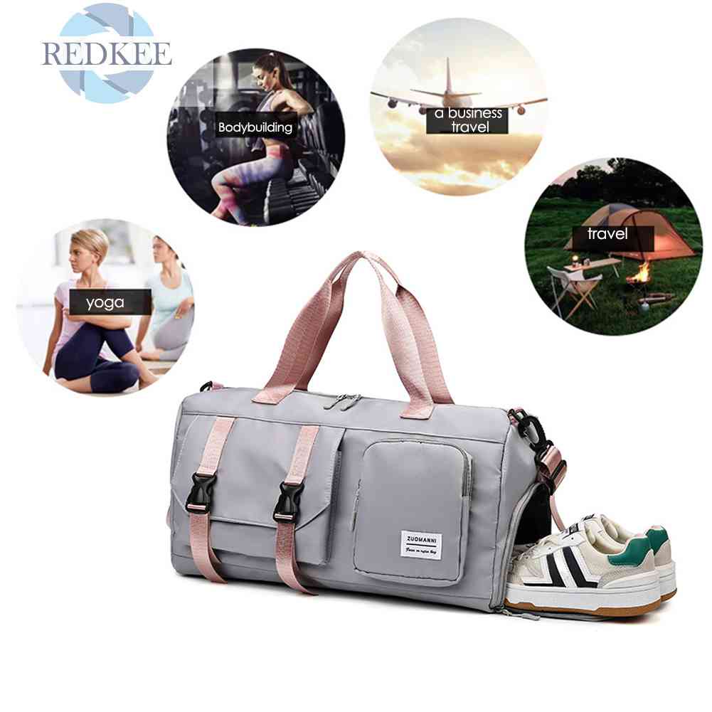 Túi Đựng Đồ Tập Thể Thao Sức Chứa Lớn Chia Ngăn Khô / Ướt Tiện Dụng Cho Nam Và
