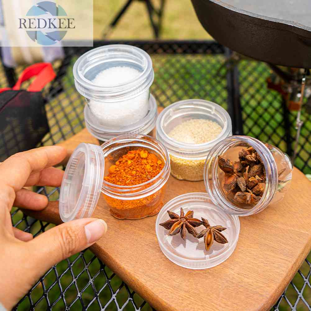 Set 5 Hộp Đựng Gia Vị 40ml Tiện Lợi Cho Các Hoạt Động Ngoài Trời