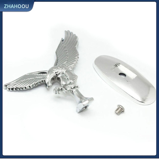 ☃Phụ Kiện Trang Trí Nhà Cửa Độc Đáo Sáng Tạo☃ Logo Đại Bàng 3D Mạ Crom Trang Trí Mui Xe Hơi