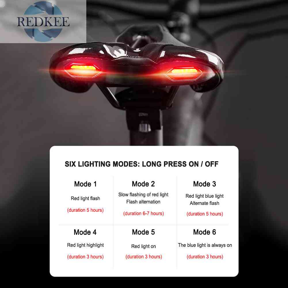 Yên Xe Đạp Leo Núi Có Đèn Cảnh Báo Tiện Dụng