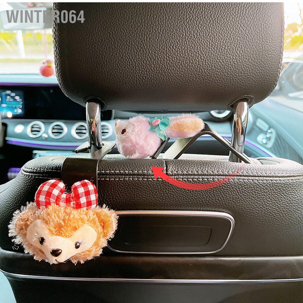 Winter064 Móc treo ghế ô tô Hình hoạt hình đáng yêu Khả năng chịu lực mạnh tựa lưng di động cho