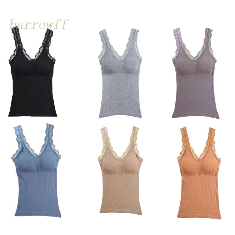 Brroa Áo Lót Ren Có Đệm Ngực Gợi Cảm Dễ Phối Đồ Phong Cách Hàn Quốc Cho Nữ