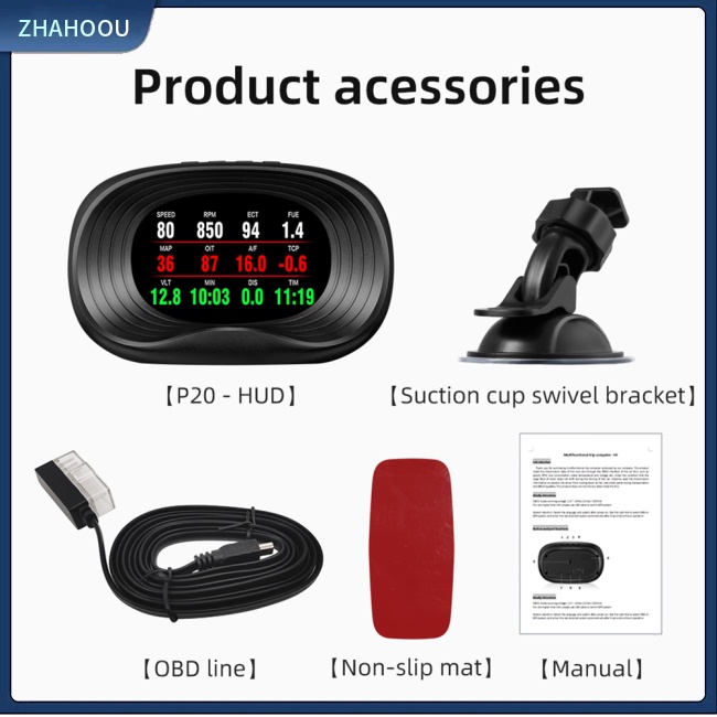 ☃Nhà Cửa☃ Màn Hình Hiển Thị Tốc Độ Hud Chuyên Dụng Cho Xe Hơi