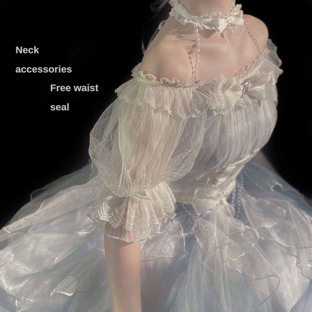 Đầm Cưới Một Dây Phong Cách lolita Thời Trang Mùa Hè Cho Nữ