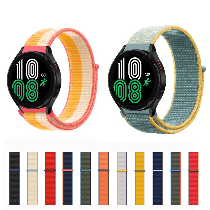 Dây Đeo nylon Thể Thao Cho Đồng Hồ Thông Minh samsung galaxy watch 6 5 4 40mm 44mm 45mm 42mm 46mm 43mm 47mm