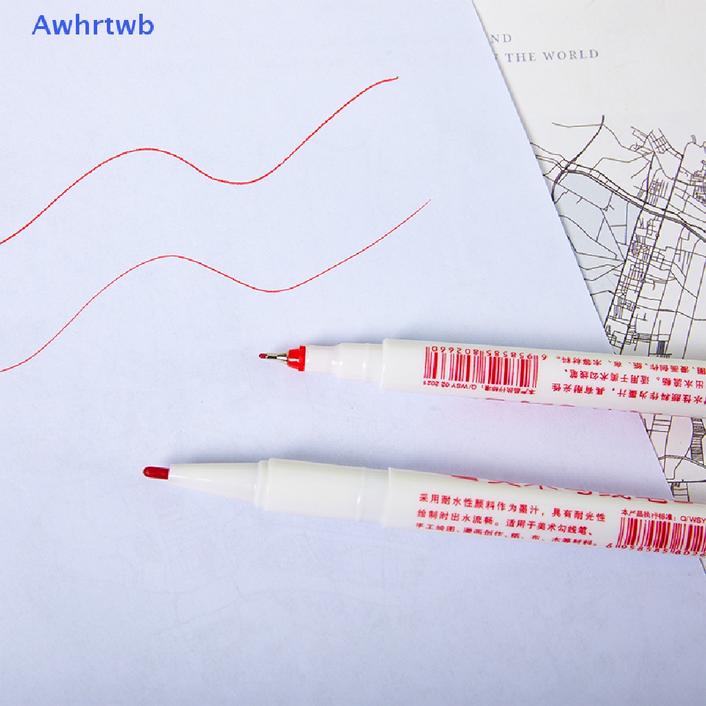 Set 10 Bút Lông Hai Đầu Chống Thấm Nước Và Dầu Mới