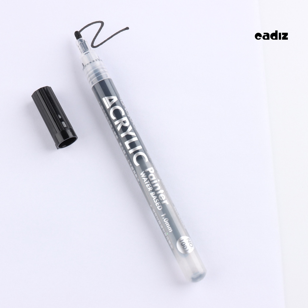 Bộ 12 Cây Bút Vẽ Móng Tay 12 Màu Chống Nước Mịn Màng DIY