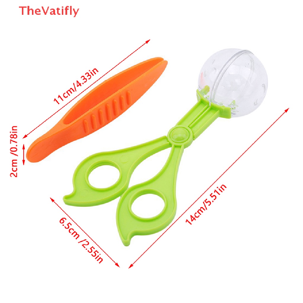 [Thevalifly] Bộ Đồ Chơi Khám Phá Côn Trùng Bằng Nhựa Tự Nhiên Dành Cho Trẻ Em - Kẹp Và Nhíp Đồ Chơi Montessori