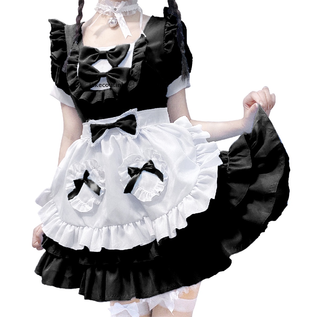 Set 5 Món Trang Phục Hóa Trang Nhân Vật Hoạt Hình Nhật Bản Lolita Có Vòng Cổ