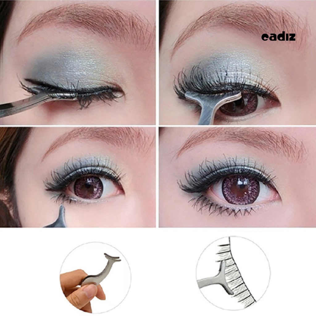 Set 10 Cặp Lông Mi Giả Mỏng Kiểu Dáng Đơn Giản Cho Văn Phòng