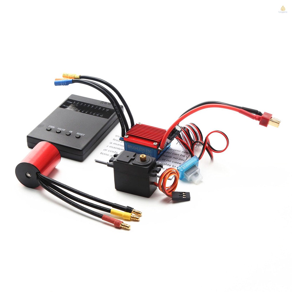 Động Cơ Không Chổi Than S2430 7200KV 4P 25A ESC 2.2KG Cho Xe Điều Khiển Tỉ Lệ 1 / 16 1 / 18