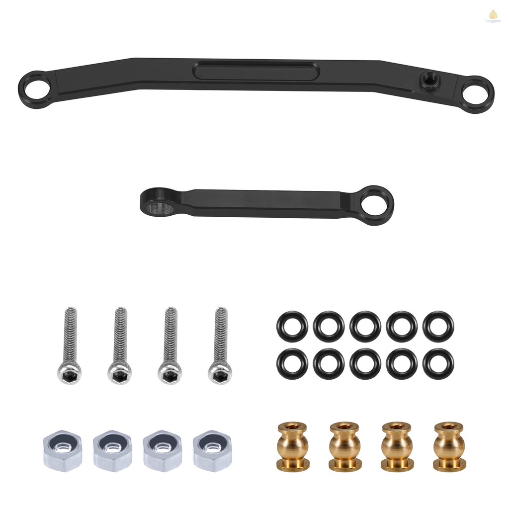 Bộ Phụ Kiện Thanh Nối Bằng Kim Loại Gắn Vô Lăng Xe Hơi Điều Khiển Từ Xa Axial SCX24 AXI90081 AXI00001 Axi0002 1 / 24