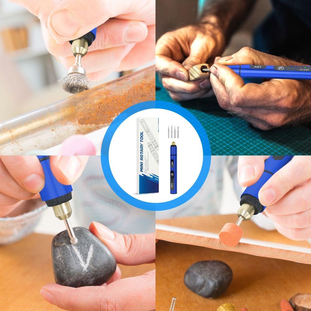 Máy Khoan Gỗ Không Dây Xoay Được Dùng Làm Trang Sức DIY