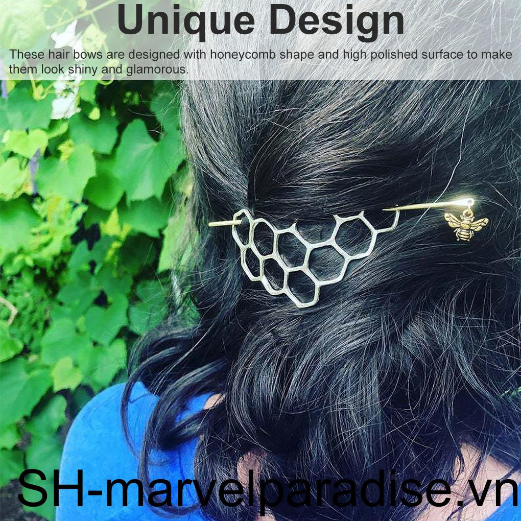 Kẹp Tóc Dài Dày Dặn Nhỏ Gọn Trang Trí Đa Ứng Dụng