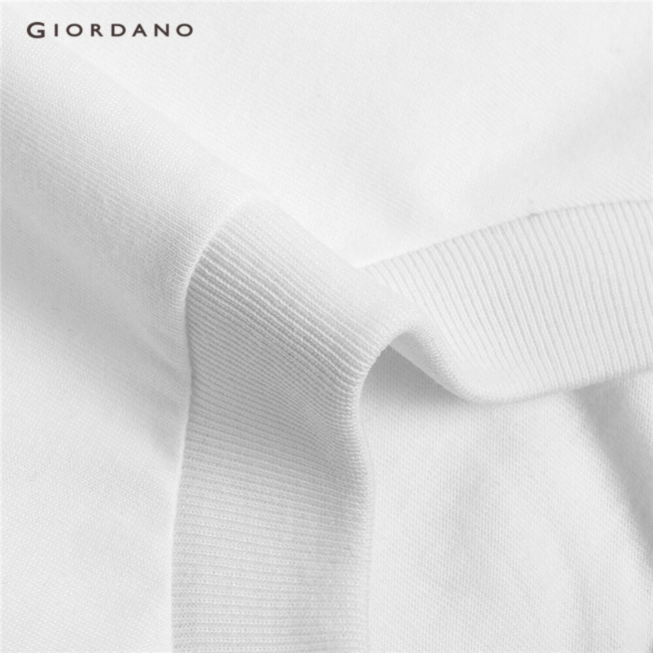 Áo thun GIORDANO 91093054 tay ngắn cổ tròn in họa tiết dành cho nam