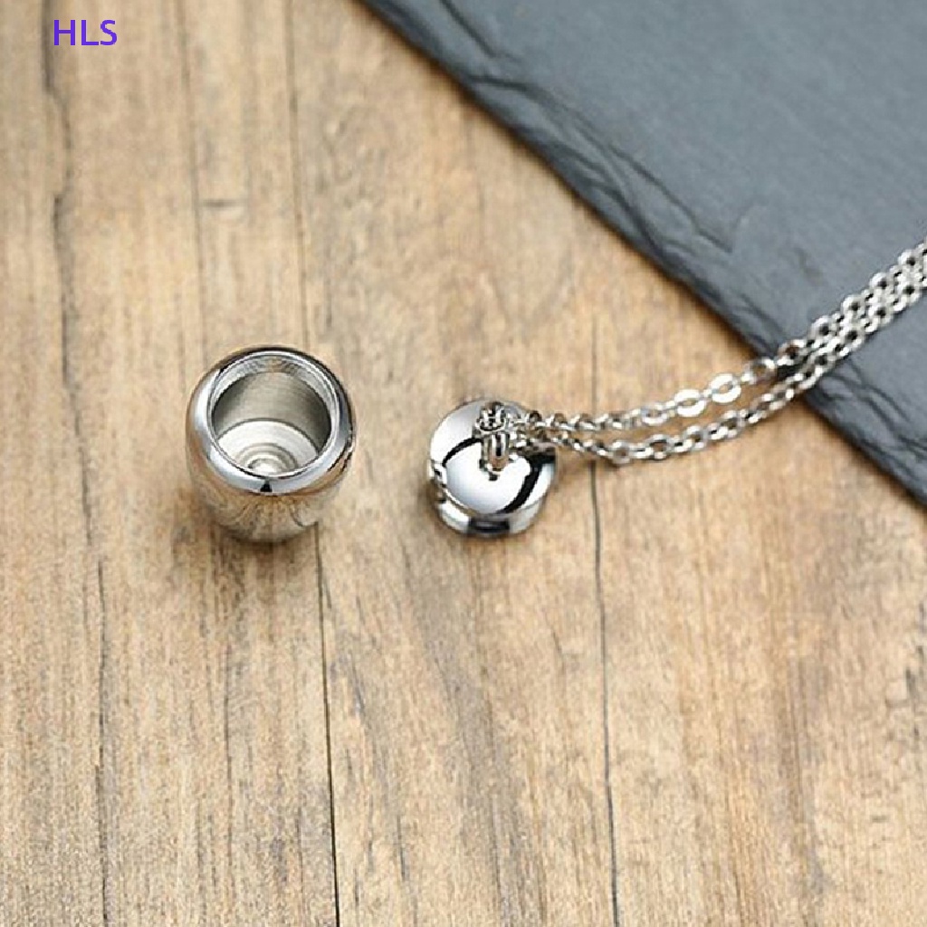 Vòng cổ Bằng Thép Không Gỉ Mặt Tro Giữ Kỉ Niệm Urn