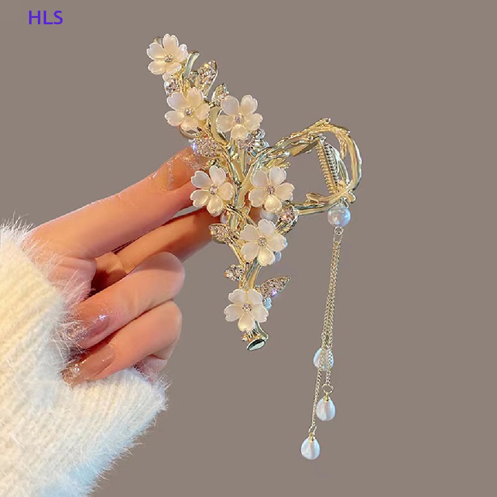 1 Kẹp Tóc Đính Ngọc Trai Dễ Thương Dành Cho Nữ