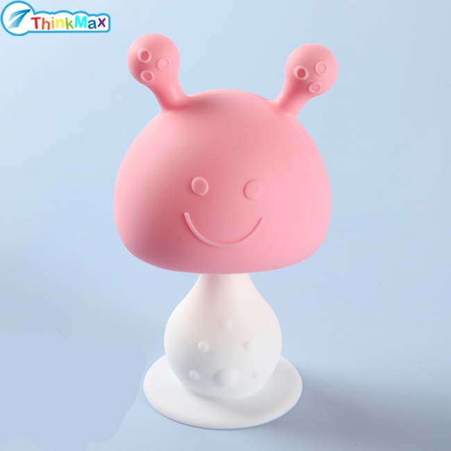 Thinkmax!!Dụng Cụ Gặm Nướu Cho Bé Hình Nấm Bằng Silicone