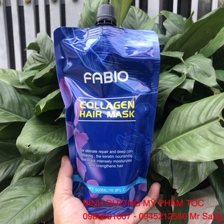 Hấp phủ lụa mềm mượt Fabio Hair Mask Tea Tree Essence 500ml (2026)