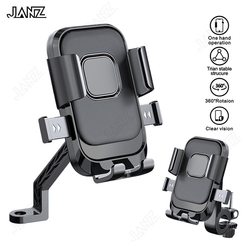 Giá Đỡ Điện Thoại Xoay 360 Độ Gắn Tay Lái Xe Máy / Xe Đạp