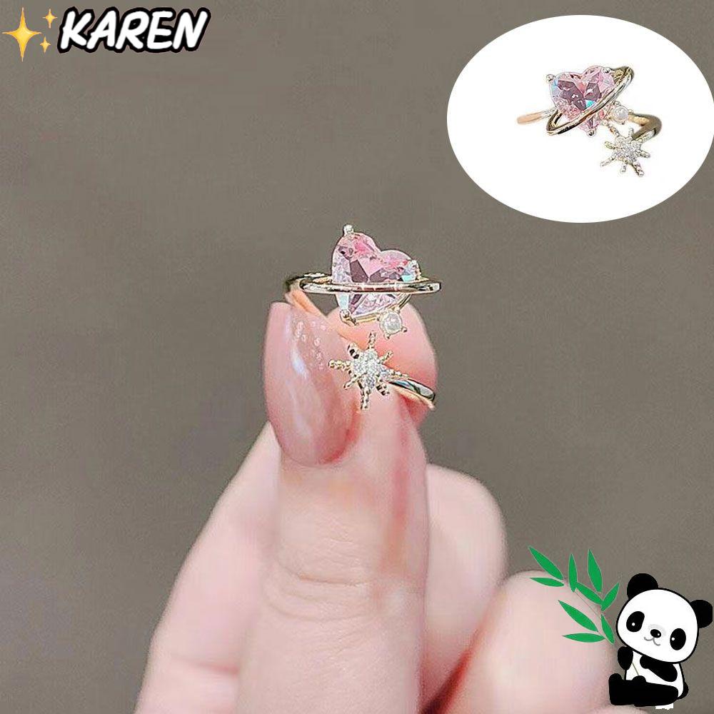 Nhẫn Nữ Khắc Chữ Love Bằng Đồng Phong Cách Vintage