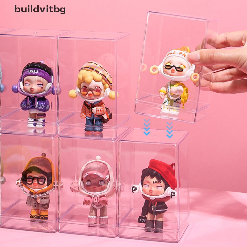 1 Hộp Trưng Bày Mô Hình Búp Bê Trong Suốt Chống Bụi vitbg