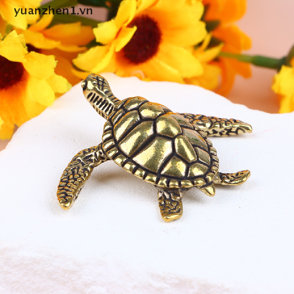 Mô Hình Rùa Biển Bằng Đồng Thau Dùng Trang Trí Nhà Cửa