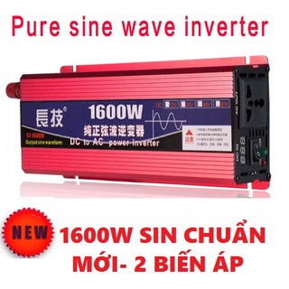 Bộ kich điện inverter 12v công suất 1600w sin chuẩn-đổi nguồn dc 12v lên 220v công suất 1600w sin chuẩn