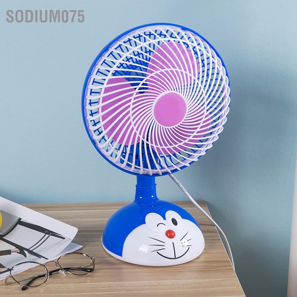 Quạt Điện Mini Để Bàn 3 Cánh Di Chuyển Tự Động Yên Tĩnh Cho Văn Phòng / Phòng Ngủ