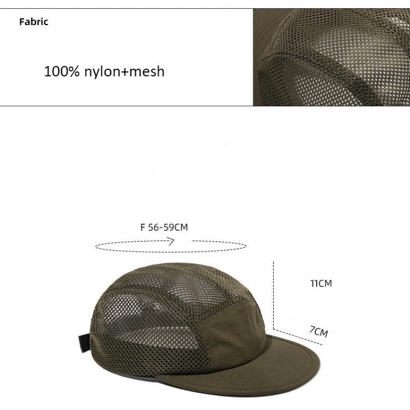 Set 5 Mũ Lưỡi Trai Phối Lưới Chống Thấm Nước Nhanh Khô Thời Trang Mùa Hè Cho Nam Và Nữ