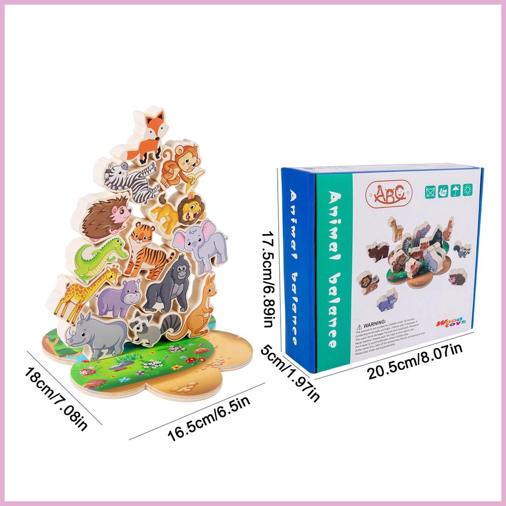 Bộ Đồ Chơi Lắp Ráp Hình Động Vật Cho Bé 3-7 Tuổi