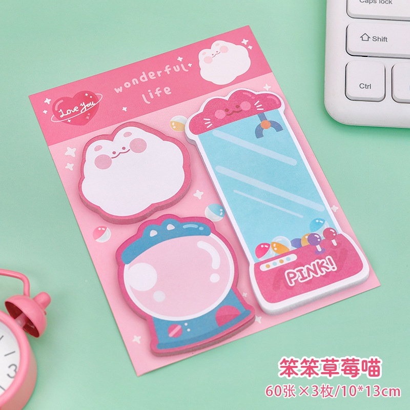 Giấy Dán Ghi Chú Họa Tiết Hoạt Hình Sáng Tạo