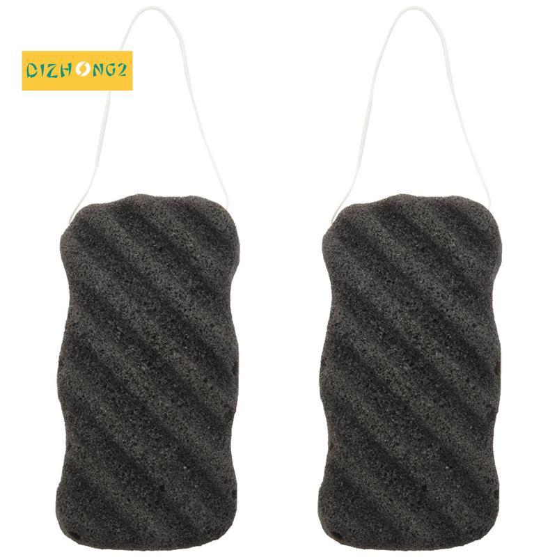 Set Mút Konjac Than Tre Hoạt Tính Dùng Để Vệ Sinh Da Mặt Và Cơ Thể