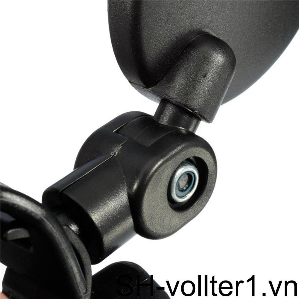 Gương Chiếu Hậu Hình Oval Có Khóa Xoay 360 Độ Dành Cho Xe Đạp Leo Núi