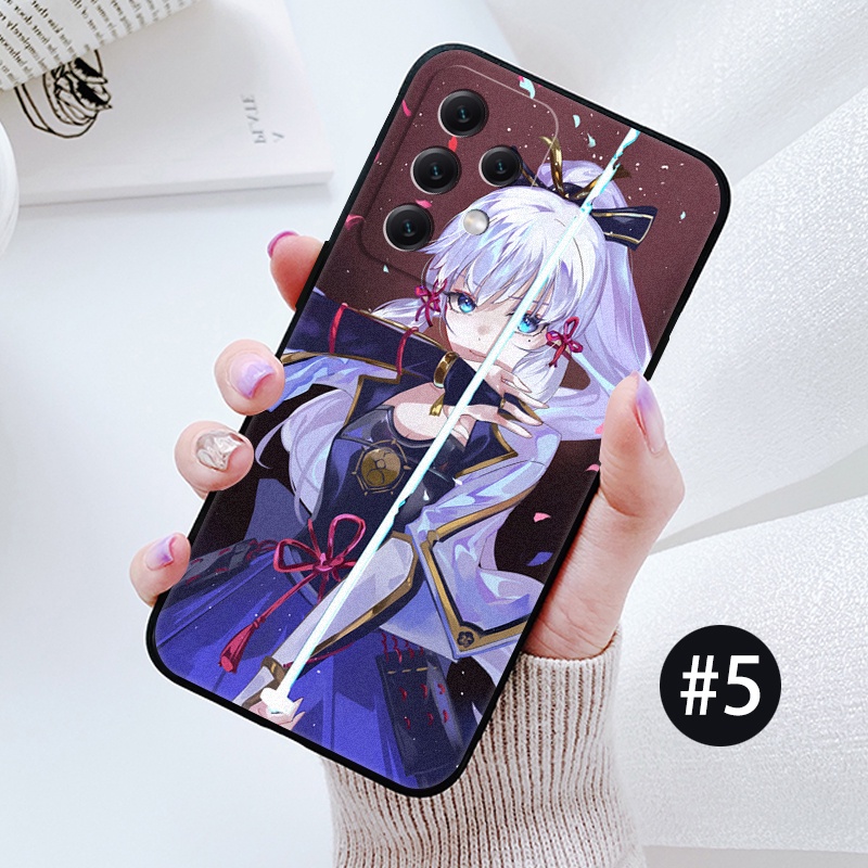 SAMSUNG A73 5G A34 A33 A32 5G A32 4G A31 A23 A22 Cartoon Genshin Impact  Hu tao  Casing soft case