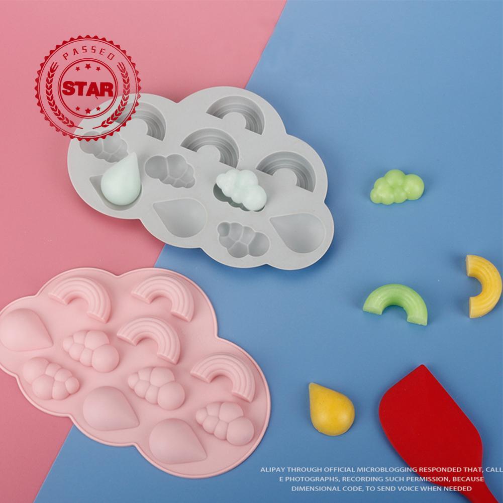 Khuôn Silicone Làm Bánh / Sô Cô La / Đá Viên / Sô Cô La Hình Giọt Nước / Đám Mây / Giọt Nước