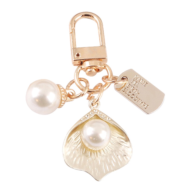 Ygt Móc Khóa Hình Vỏ Sò Đính Ngọc Trai Giả Thanh Lịch Dành Cho Nữ