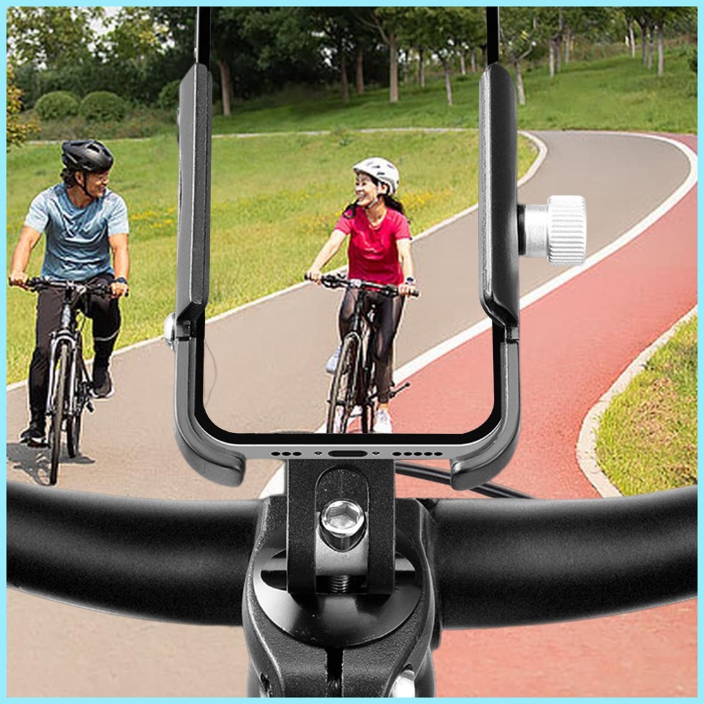 Giá Đỡ Điện Thoại Gắn Xe Đạp Bằng Hợp Kim Nhôm Xoay Được Màn Hình 3.5 Inch Sang 7.2 Inch
