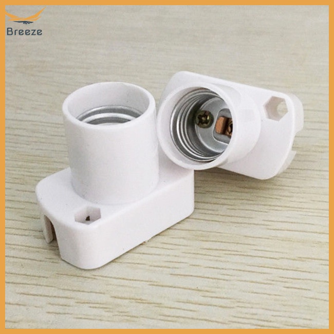 Giá Đỡ Bóng Đèn LED E17 Hình Vuông Màu Trắng Chất Lượng Cao Chống Lão Hóa